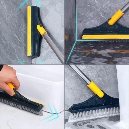 2 In 1 Bathroom Long Handle Brush